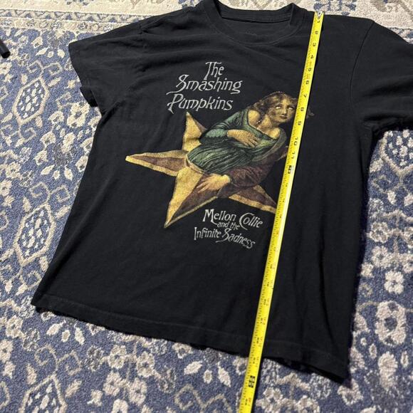 Smashing Pumpkins black tee nostalgia Mellon Collie album artwork graphic Size S - Picture 6 of 6